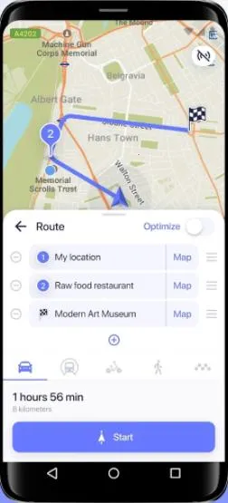 MapsMe���ߵ�ͼ