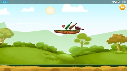 击倒瓶子(弹射游戏) 击倒瓶子(弹射游戏)